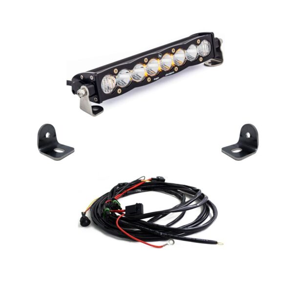 S8 10 Inch Hood Mount Light Bar Kit
