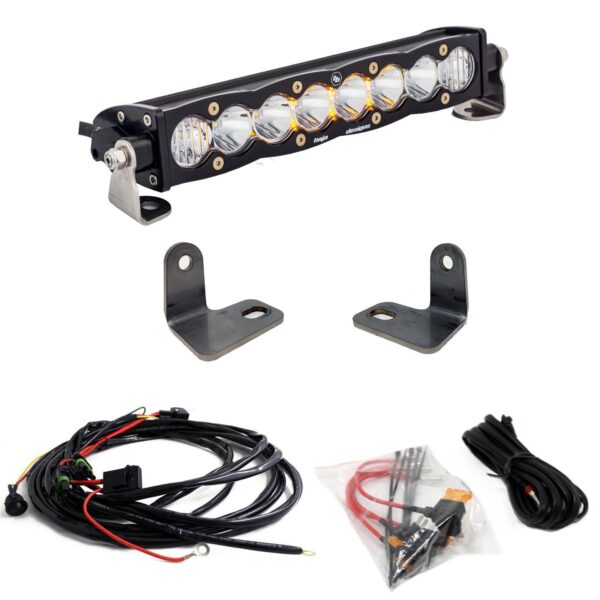 S8 10 Inch Hood Mount Light Bar Kit
