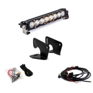S8 10 Inch Hood Mount Light Bar Kit