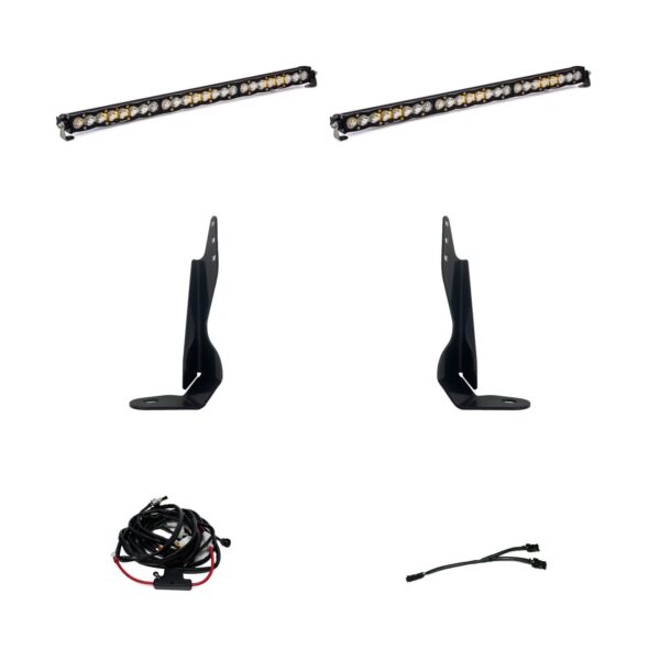S8 Dual 30 Inch Grille Light Bar Kit