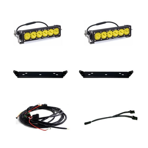 OnX6+ 10 Inch Dual Behind Grille Light Bar Kit