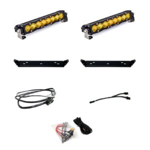 S8 10 Inch Dual Behind Grille Light Bar Kit