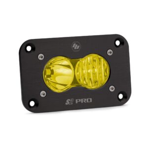 S2 Pro Black Flush Mount LED Auxiliary Light Pod