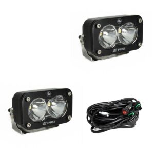 S2 Pro Black LED Auxiliary Light Pod Pair