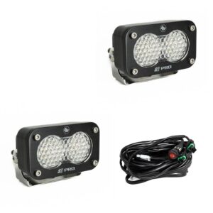 S2 Pro Black LED Auxiliary Light Pod Pair