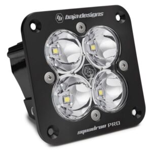 Squadron Pro Black Flush Mount LED Auxiliary Light Pod