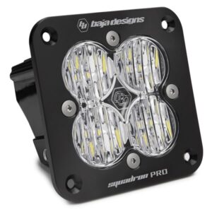 Squadron Pro Black Flush Mount LED Auxiliary Light Pod