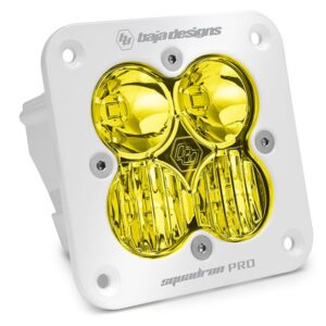 Squadron Pro White Flush Mount LED Auxiliary Light Pod