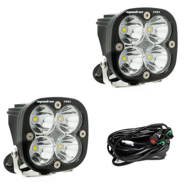 Squadron Pro Black LED Auxiliary Light Pod Pair