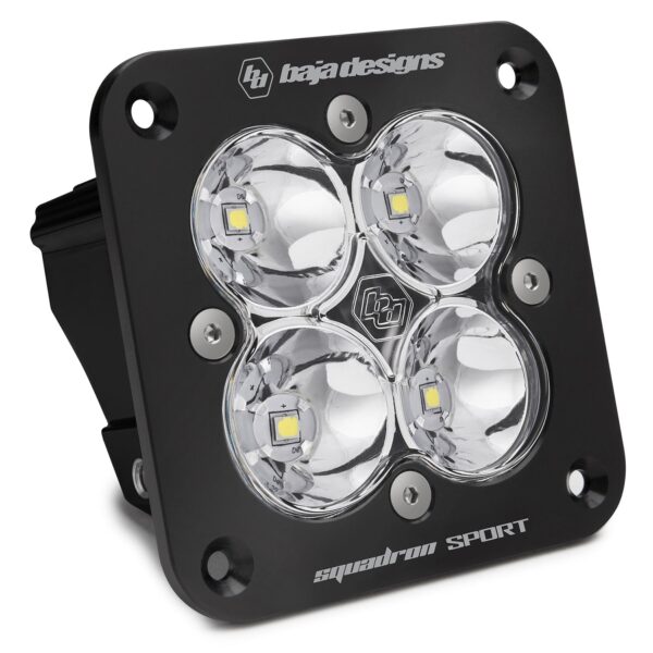 Squadron Sport Black Flush Mount LED Auxiliary Light Pod