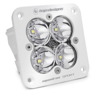 Squadron Sport White Flush Mount LED Auxiliary Light Pod