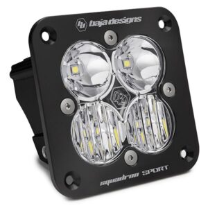 Squadron Sport Black Flush Mount LED Auxiliary Light Pod