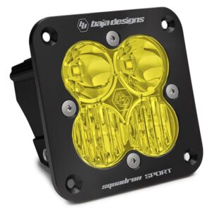 Squadron Sport Black Flush Mount LED Auxiliary Light Pod