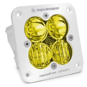 Squadron Sport White Flush Mount LED Auxiliary Light Pod