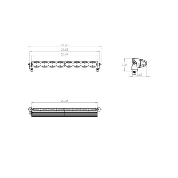 S8 Straight LED Light Bar