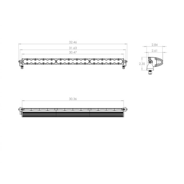 S8 Straight LED Light Bar