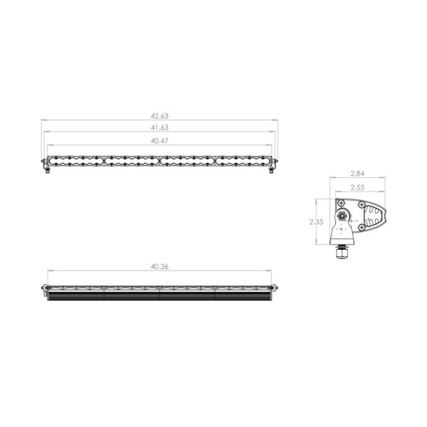 S8 Straight LED Light Bar