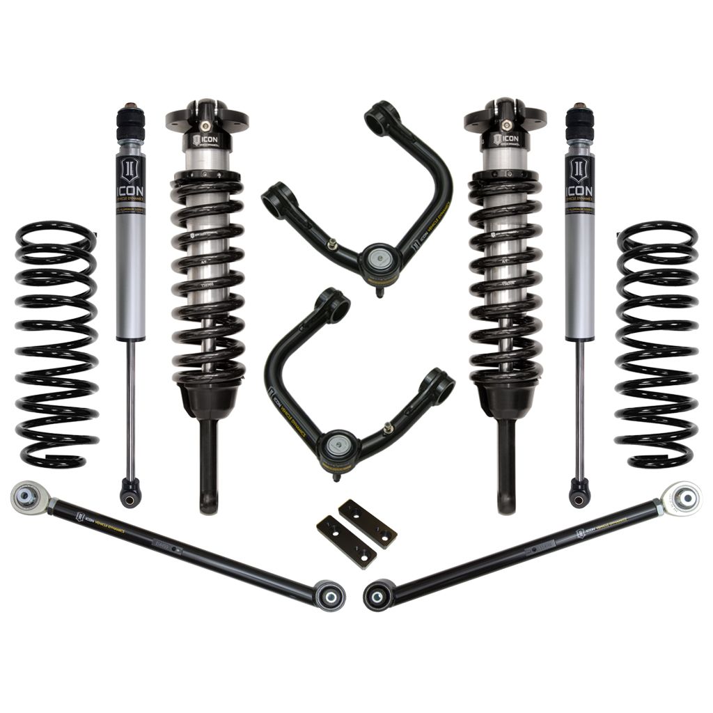 ICON 2010-2024 Toyota 4Runner/2010-2014 Toyota FJ Cruiser, 0-3.5" Lift Stage 3 Suspension System, Tubular UCA
