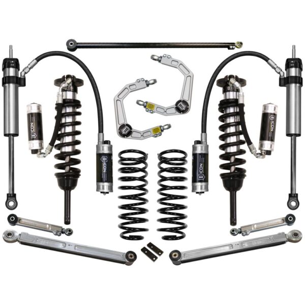 ICON 2010-2024 Toyota 4Runner/2010-2014 Toyota FJ Cruiser, 0-3.5" Lift Stage 7 Suspension System, Billet UCA
