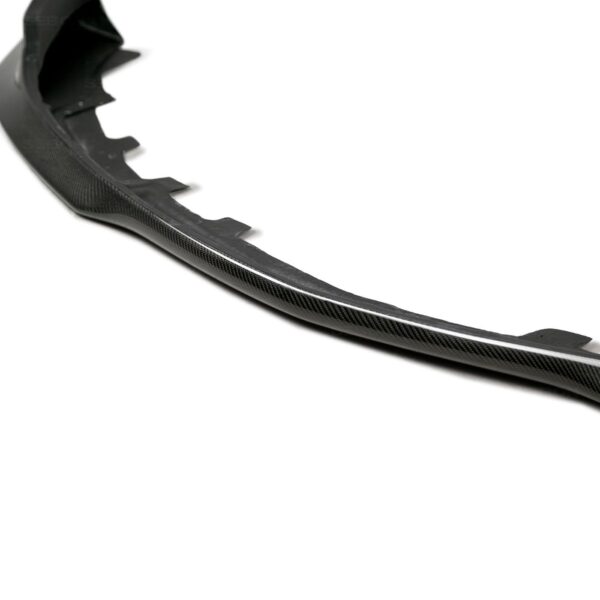 Seibon Carbon, FL0607MITEVO9-RA, RA-style carbon fiber front lip for 2006-2007 Mitsubishi EVO9