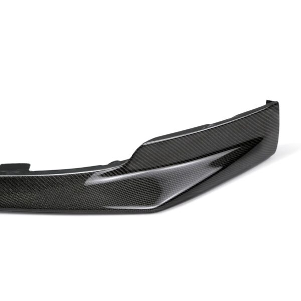 Seibon Carbon, FL0607MITEVO9-RA, RA-style carbon fiber front lip for 2006-2007 Mitsubishi EVO9