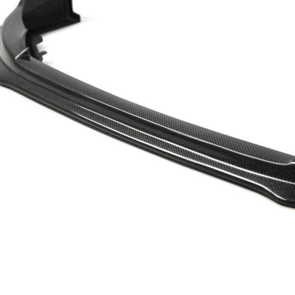 Seibon Carbon, FL0809MITEVOX-VR, VR-style carbon fiber front lip for 2008-2015 Mitsubishi Lancer EVO X