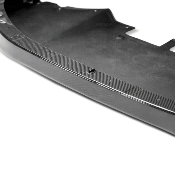 Seibon Carbon, FL0910NSGTR-OE, OEM-style carbon fiber front lip for 2009-2011 Nissan GTR