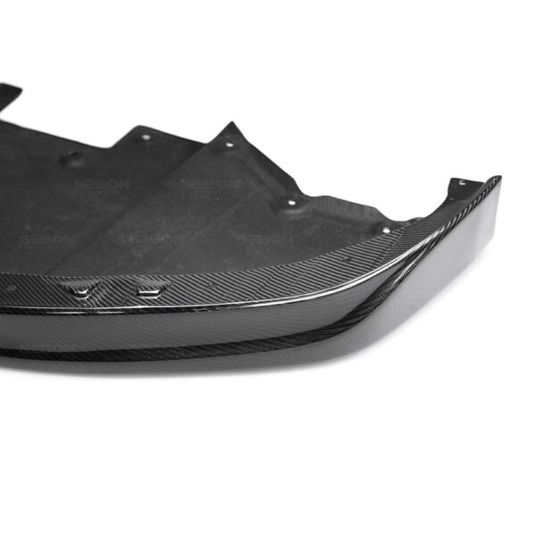 Seibon Carbon, FL0910NSGTR-OE, OEM-style carbon fiber front lip for 2009-2011 Nissan GTR
