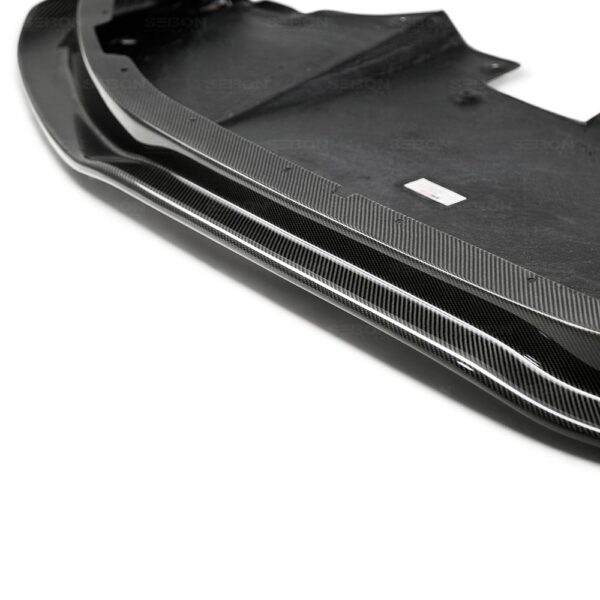 Seibon Carbon, FL0910NSGTR-SS, SS-style carbon fiber front lip for 2009-2011 Nissan GTR
