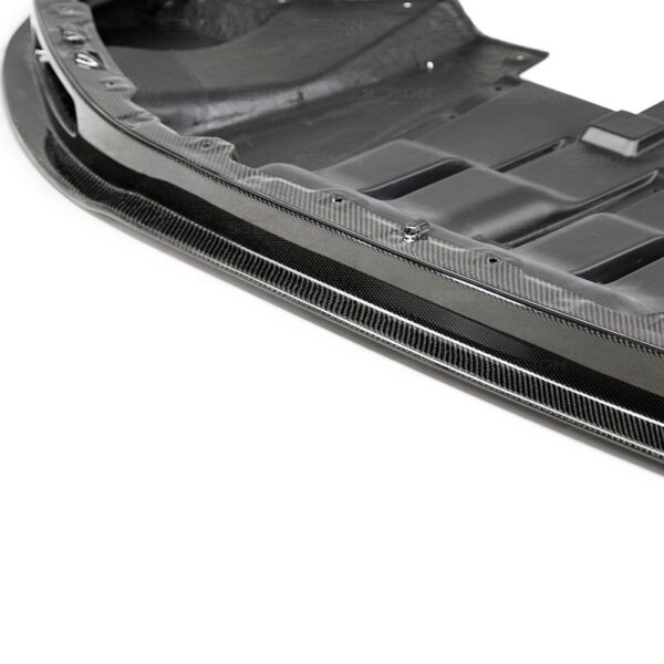Seibon Carbon, FL0910NSGTR-VS, VS-style carbon fiber front lip for 2009-2011 Nissan GTR