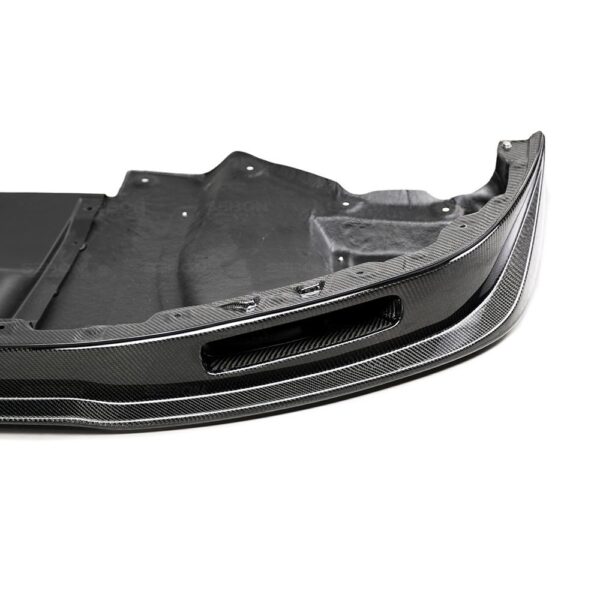 Seibon Carbon, FL0910NSGTR-VS, VS-style carbon fiber front lip for 2009-2011 Nissan GTR