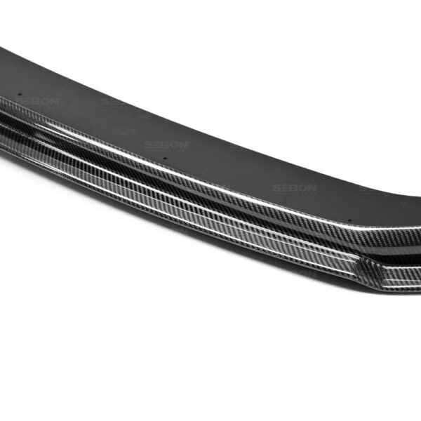 Seibon Carbon, FL12VWG7-CP, CP-style carbon fiber front lip for 2015-2017 VW Golf MK7