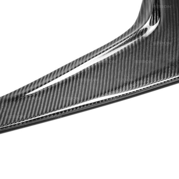 Seibon Carbon, FL14LXIS-TP, TP-style carbon fiber front lip for 2014-2016 Lexus IS 250/350, F Sport only
