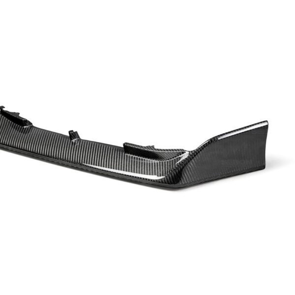 Seibon Carbon, FL17HDCVR-OE, OE-style carbon fiber front lip for 2017-2020 Honda Civic Type R