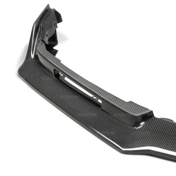 Seibon Carbon, FL17HDCVR-TA, TA-style carbon fiber front lip for 2017-2020 Honda Civic Type R