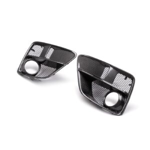 Seibon Carbon, FLS15SBIMP, Carbon fiber fog light surround for 2015-2017 Subaru WRX/STi