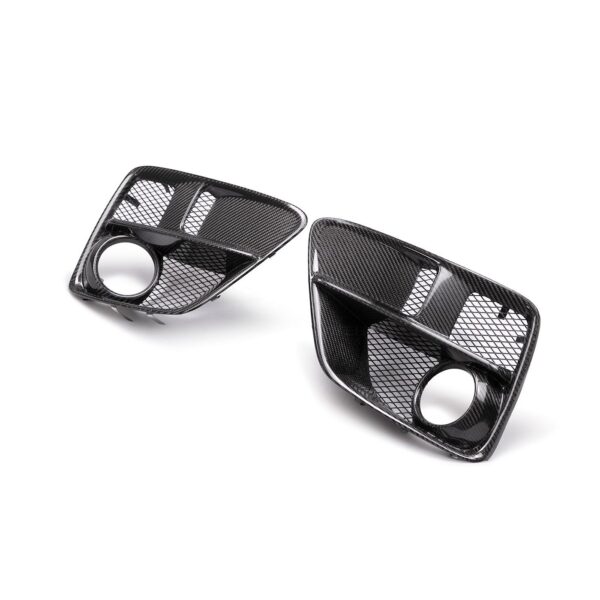 Seibon Carbon, FLS15SBIMP, Carbon fiber fog light surround for 2015-2017 Subaru WRX/STi