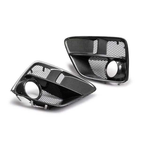 Seibon Carbon, FLS15SBIMP, Carbon fiber fog light surround for 2015-2017 Subaru WRX/STi
