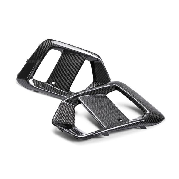 Anderson Composites, FLS16FDFO, Carbon fiber fog light surround for 2016-2018 Ford Focus RS