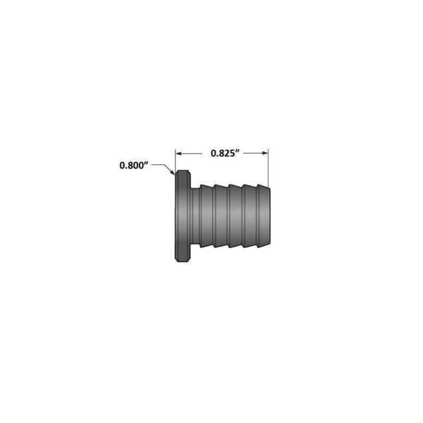 1/2" Billet Aluminum Universal Block Off Plug