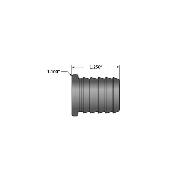 7/8" Billet Aluminum Universal Block Off Plug