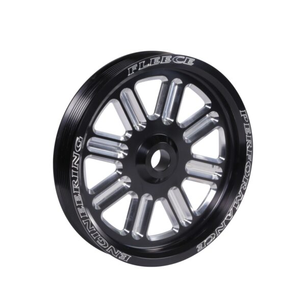 Cummins Dual Pump Spoke Pulley (for use with FPE dual pump bracket) Black