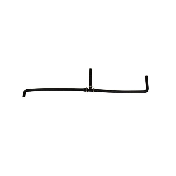 Universal pre-formed 5/8" hose with 90 degree ends and T-fitting