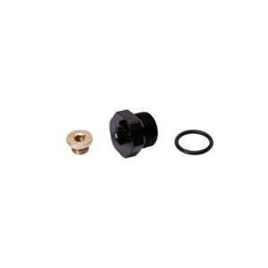 3/4-16" O-ring to 1/8" NPT adapter w/ 1/8" NPT plug