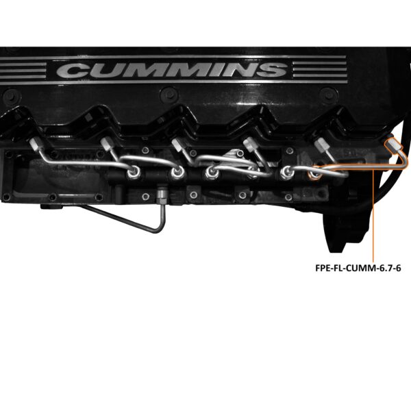 2007.5'-2018' 6.7L Dodge Cummins #6 Injection line