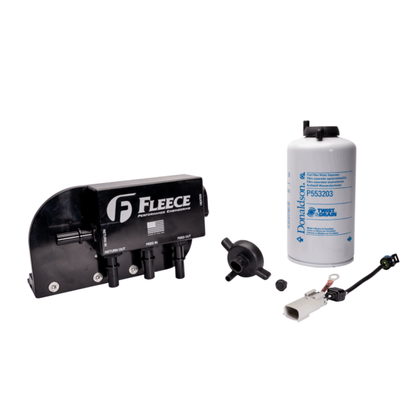Fleece Performance Under Bed Fuel Filter Assembly for 17-24 Ford F250-550
