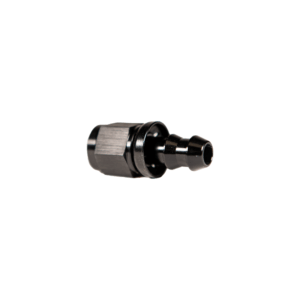 -8 Straight to Hose Barb Black