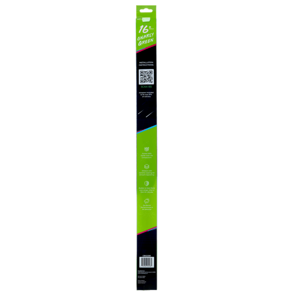 16" 410mm Green Silicone Shadeblade Wiper Blade