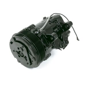 TSP A/C Compressor; Sanden SD-7 R134 Serpentine Belt; Polished with Silver Clutch
