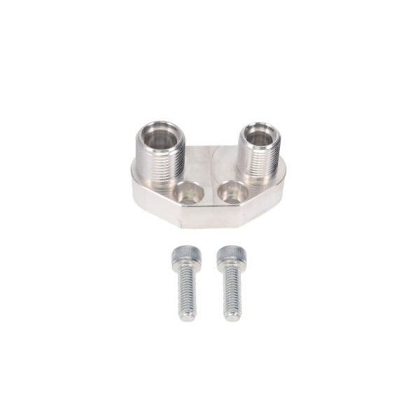 TSP A/C Compressor  Manifold; Sanden SD-7 Style; Anodized Straight